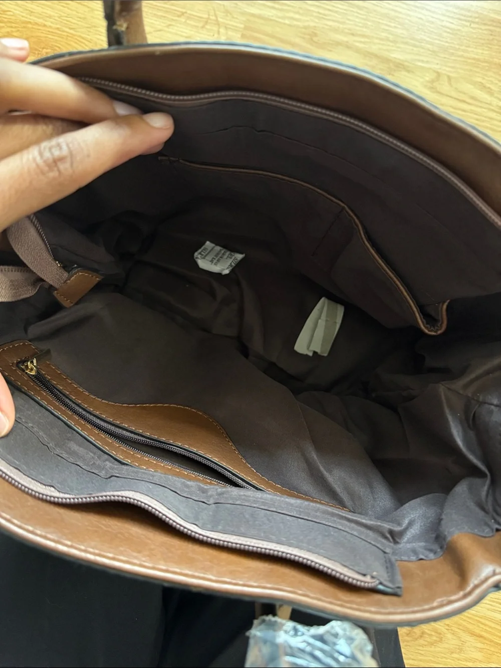 Michael Kors Chocolate Brown Leather Satchel with Gold Logo 🔅